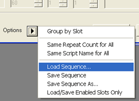 load sequence